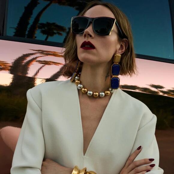 NEW Saint Laurent SL539 Paloma Oversized Sunglasses - Picture 6 of 12